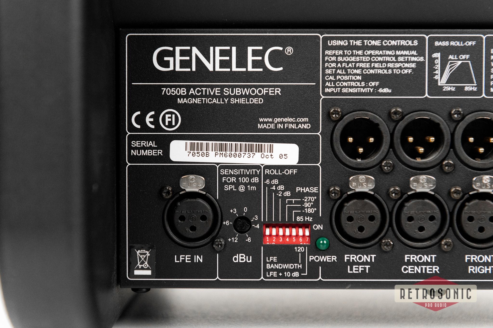 Genelec 7050B 8" Powered Studio Subwoofer